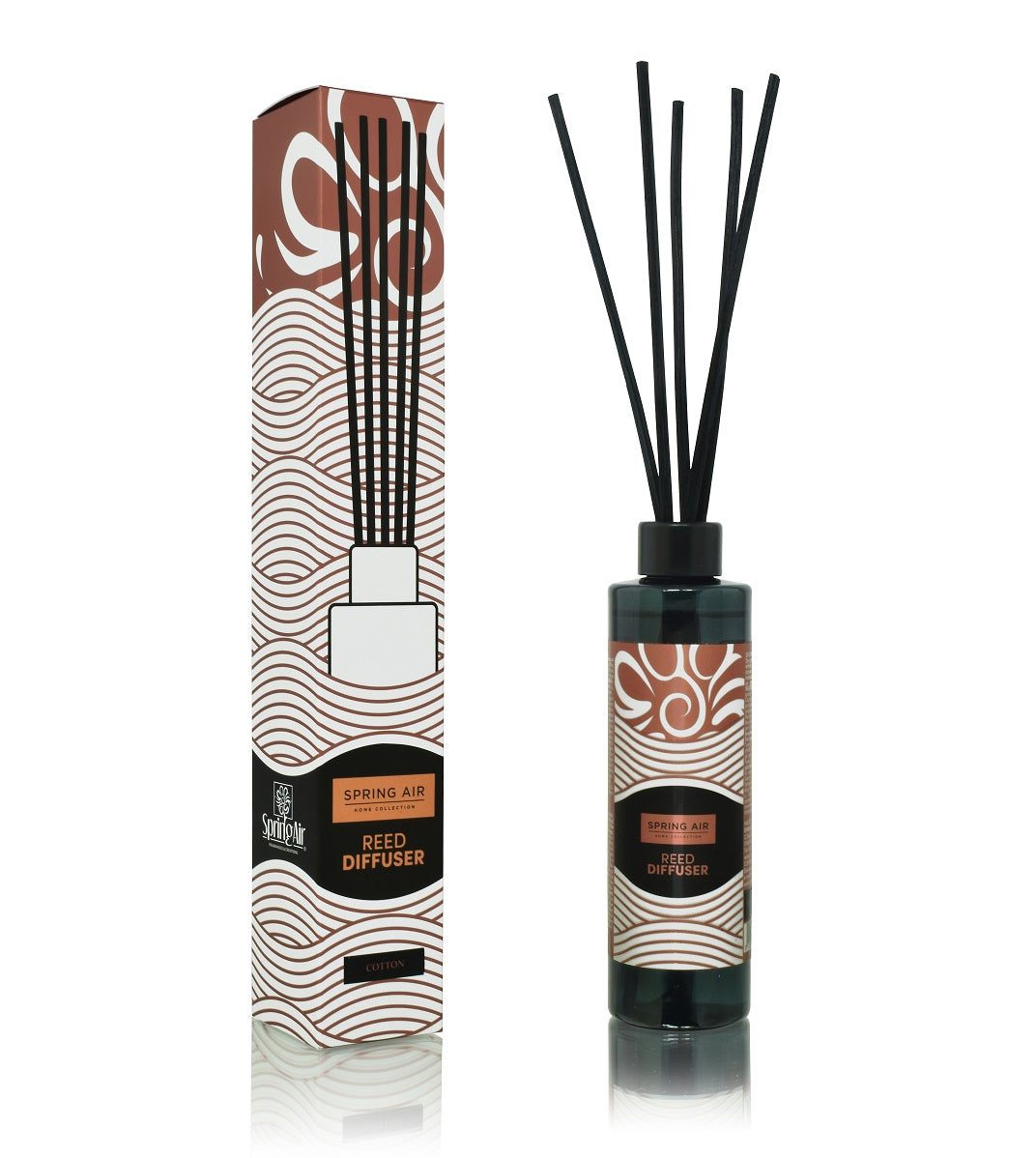 Spring Air Reed Diffuser Black Satin 200ml - Fragrance Shop